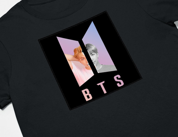 Koszulka z naszywką  BTS RM