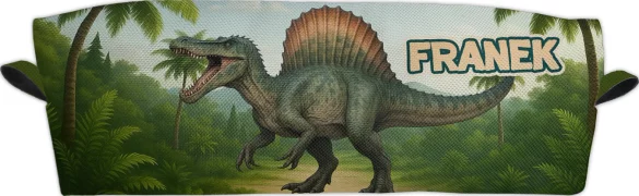 Piórnik Dinozaury Spinozaur z nadrukiem imienia
