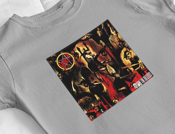 Bluzka damska z naszywką Slayer Reign in