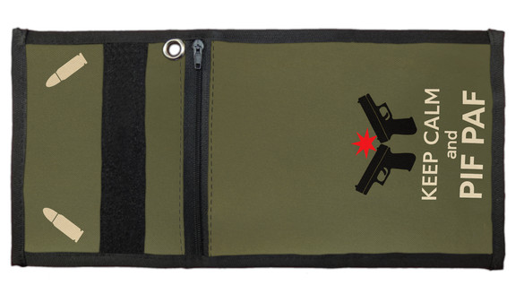 Portfel dla strzelca Keep Calm And Pif Paf