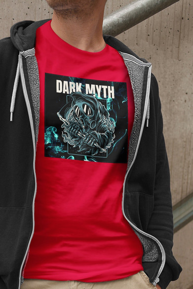 Koszulka z naszywką  DARK MYTH