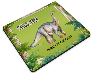 Podkładka Dinozaury Brontozaur z imieniem na zamówienie 36x29cm