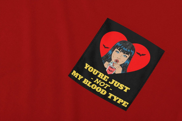 Koszulka z kieszonką VAMPIRE