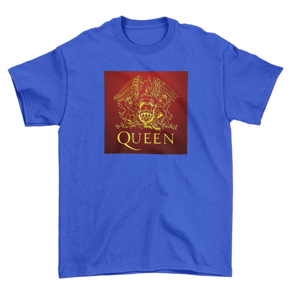 Koszulka z naszywką Queen logo red