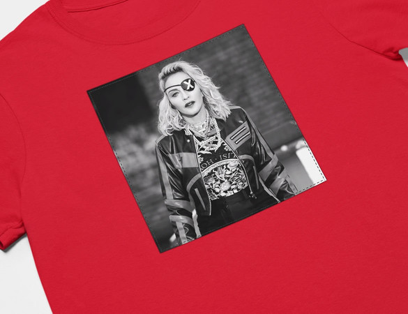 Koszulka z naszywką MADONNA Like a..