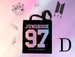 Torba na ramię BTS k-pop FULLPRINT z Polski WZORY