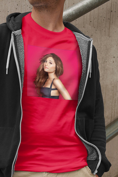 Koszulka z naszywką ARIANA GRANDE 05