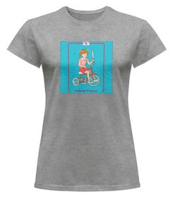 Bluzka damska z naszywką Is for revenge