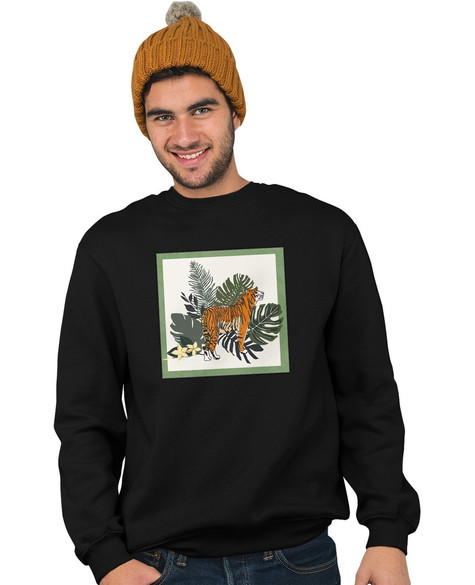 Bluza z naszywką Tiger/Nature