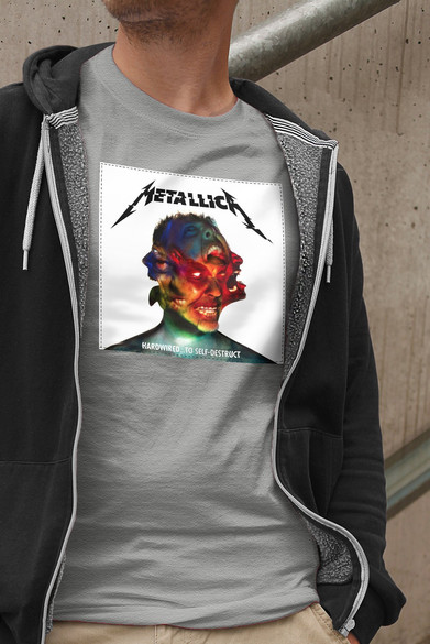 Koszulka z naszywką Metallica Hardwired..