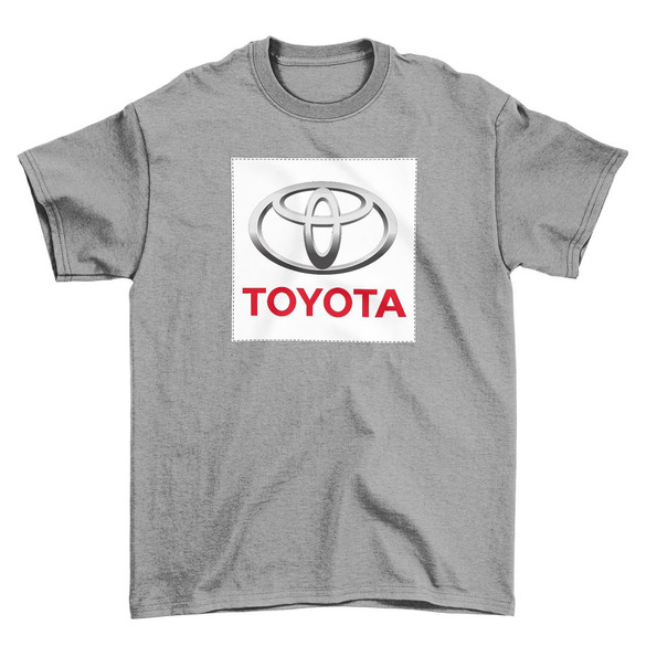 Koszulka z naszywką Toyota logo white
