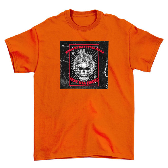 Koszulka z naszywką na Walentynki TWÓJ NAPIS