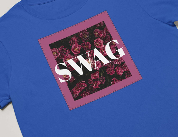 Koszulka z naszywką  SWAG