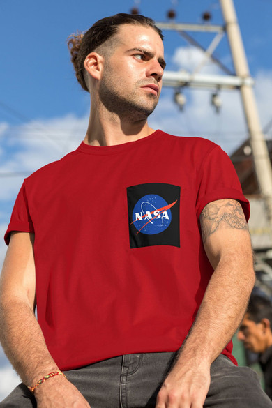 Koszulka z kieszonką NASA