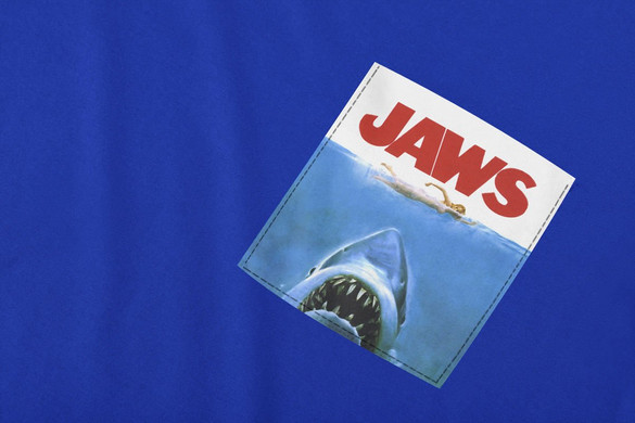 Koszulka z kieszonką JAWS