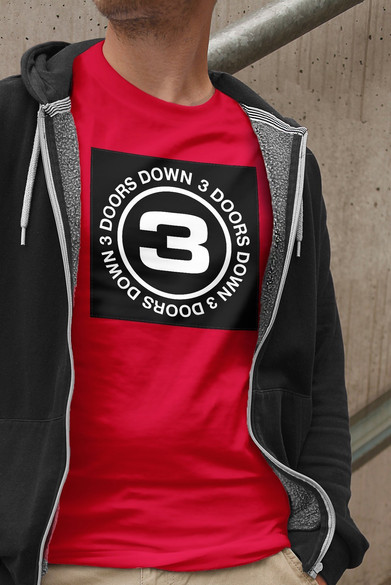 Koszulka z naszywką 3 Doors Down