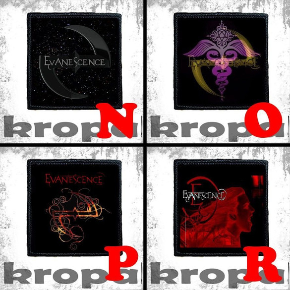 Naszywka EVANESCENCE 8 X 8 cm Dużo Wzorów!