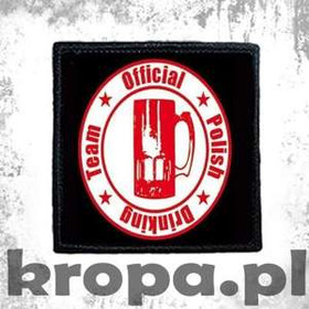 Naszywka OFFICIAL POLISH DRINKING TEAM