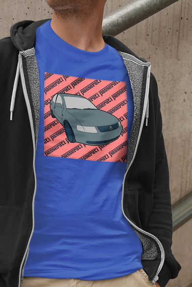 Koszulka z naszywką Volkswagen passerati