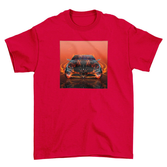 Koszulka z naszywką Mercedes-fire