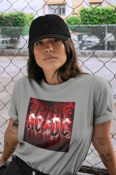 Koszulka z naszywką AC/DC Black Ice