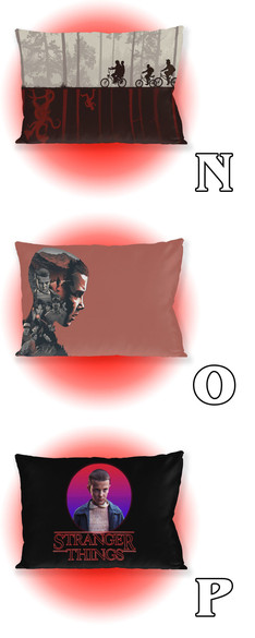 STRANGER THINGS Zestaw poduszka kubek WZORY+GRATIS