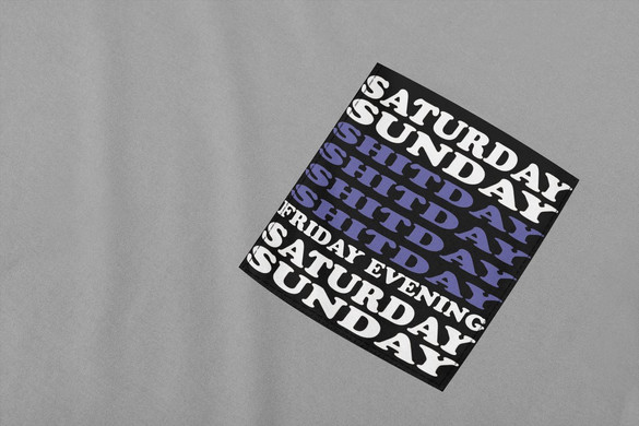 Koszulka z kieszonką Shitday