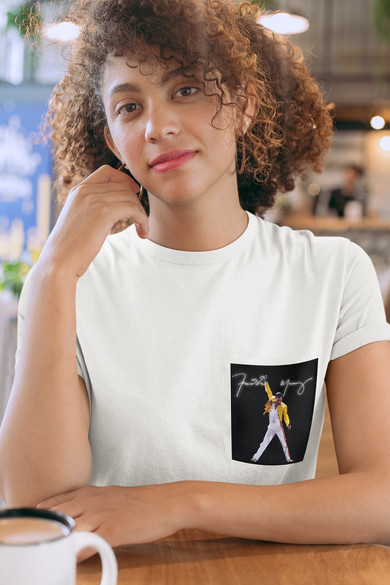 Koszulka z kieszonką QUEEN FREEDIE