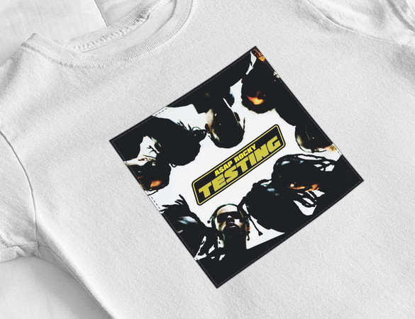 Bluzka damska z naszywką Asap Rocky Testing