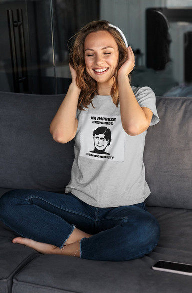 Bluzka damska z naszywką PRL- Impreza