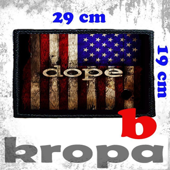 Naszywka duża na ubranie DOPE