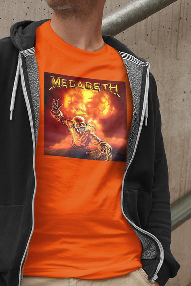 Koszulka z naszywką Megadeth 