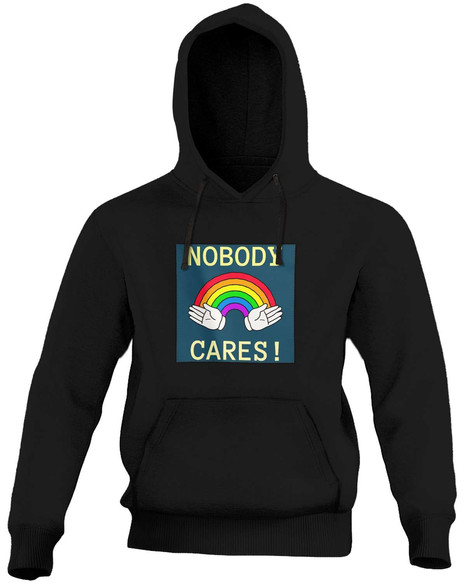 Bluza z naszywką Nobody cares