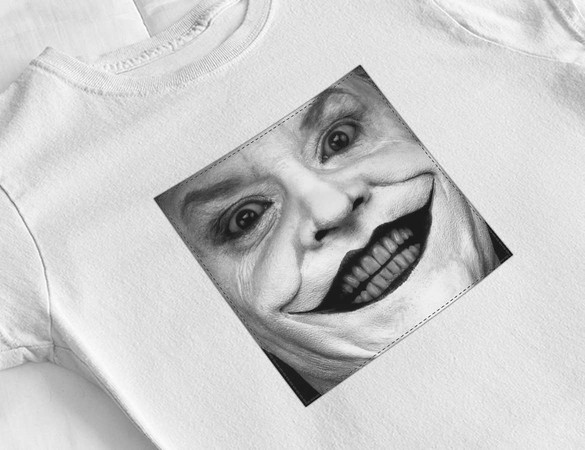 Bluzka damska z naszywką Joker Jack Nicholson 01
