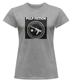 Bluzka damska z naszywką Pulp Fiction Gun