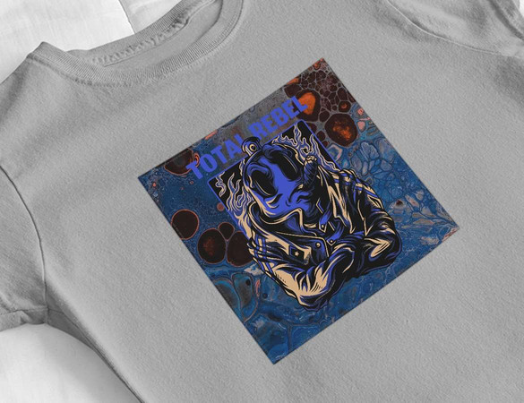 Bluzka damska z naszywką TOTAL REBEL