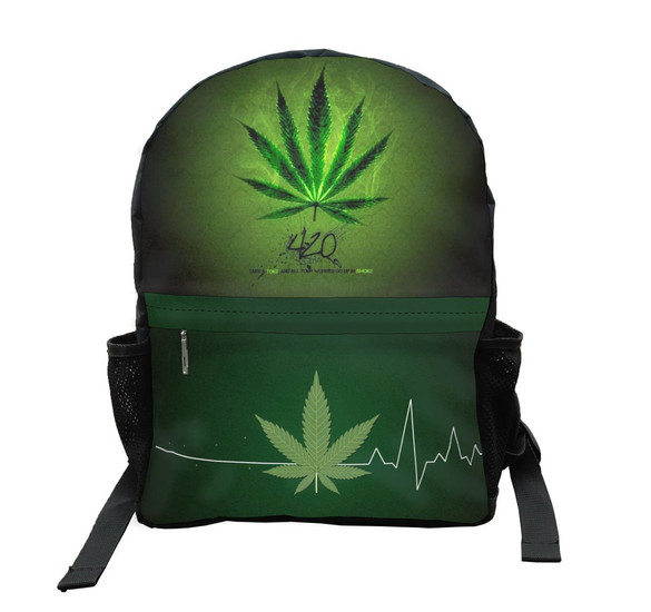 Plecak Szkolny TRAWKA/ WEED Dodaj napis!