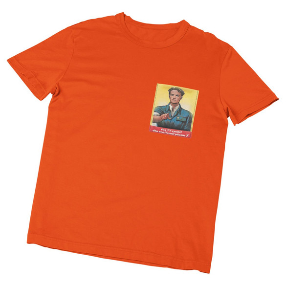 Koszulka z kieszonką COŚ TY ZROBIŁ...