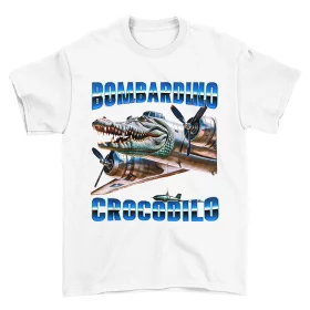 Koszulka Italian Brainrot Bombardino Crocodilo
