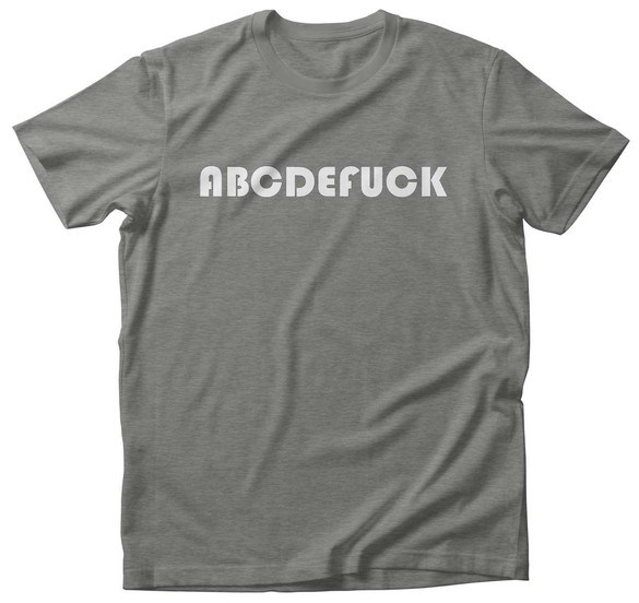 Koszulka ABCDEfuck + Twój napis