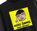 Bluza z naszywką Video games...