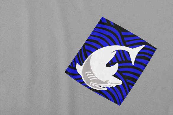 Koszulka z kieszonką REKIN SHARK