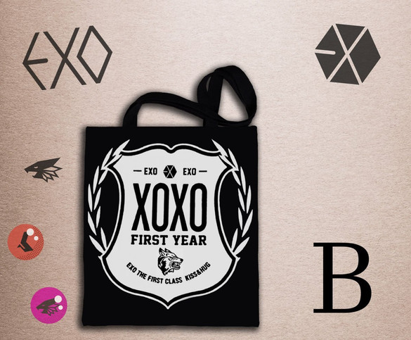 Torba na ramię EXO #k-pop FULLPRINT z Polski WZORY