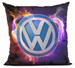 Poduszka Volkswagen logo colours