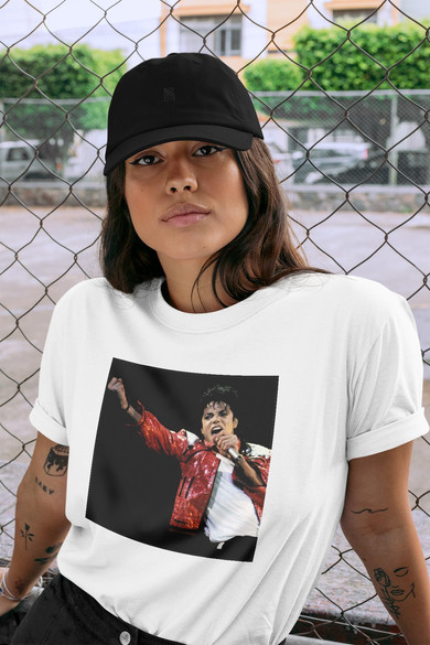 Koszulka z naszywką Michael Jackson 01