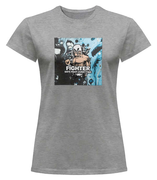 Bluzka damska z naszywką FIGHTER