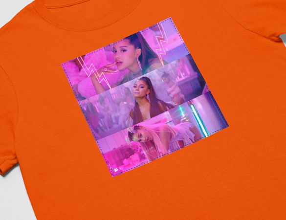 Koszulka z naszywką ARIANA GRANDE 03