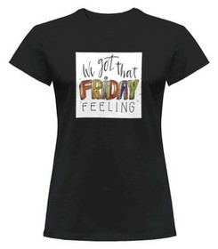 Bluzka damska z naszywką It's Friday !!