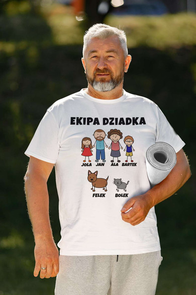 Koszulka Twoja ekipa GANG KREATOR NADRUKU