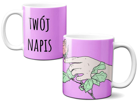 Kubek na Walentynki DODAJ NAPIS!